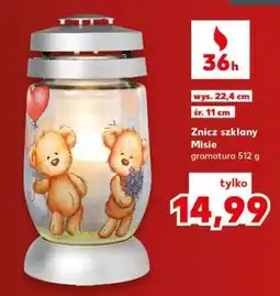 Kaufland Znicz szklany Misie oferta