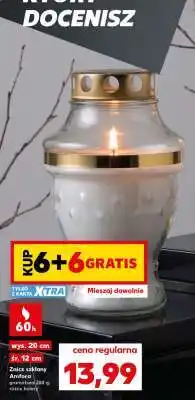 Kaufland Znicz szklany Amfora oferta