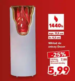 Kaufland Wkład do zniczy Decor oferta