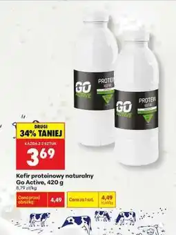 Biedronka Kefir proteinowy naturalny Go Active, 420 g oferta