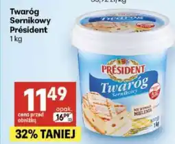 Delikatesy Centrum Twaróg sernikowy PRÉSIDENT oferta