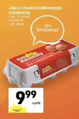 Delikatesy Centrum Jaja z chowu ściółkowego Codzienny oferta