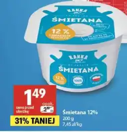 Delikatesy Centrum Śmietana 12% oferta