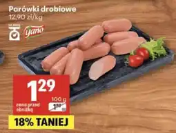 Delikatesy Centrum Parówki drobiowe oferta