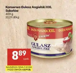 Delikatesy Centrum Konserwa Gulasz Angielski XXL oferta