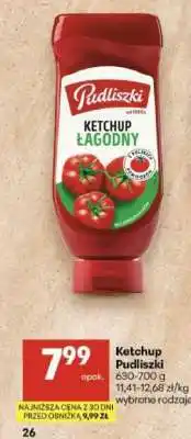 Delikatesy Centrum Ketchup PUDLISZKI oferta