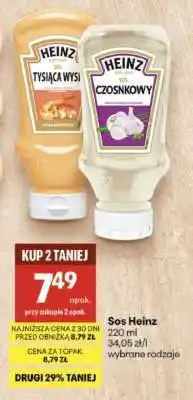 Delikatesy Centrum Sos Heinz oferta