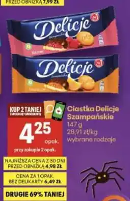 Delikatesy Centrum Ciastka Delicje Szampańskie oferta