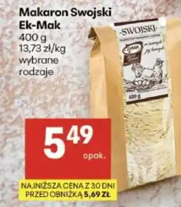 Delikatesy Centrum Makaron Swojski Ek-Mak oferta