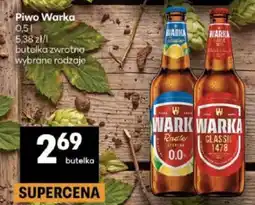 Delikatesy Centrum Piwo Warka oferta