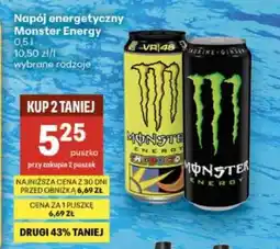 Delikatesy Centrum Napój energetyczny Monster Energy oferta