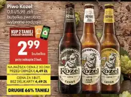 Delikatesy Centrum Piwo** KOZEL oferta