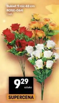 Delikatesy Centrum Bukiet 9 róż 48 cm oferta