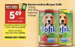 Delikatesy Centrum Karma mokra dla psa Tofik oferta