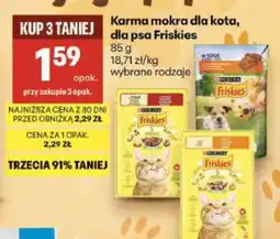 Delikatesy Centrum Karma mokra dla kota, dla psa Friskies oferta