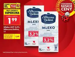 Biedronka Mleko UHT 3,2% Mleczna Dolina, 1l oferta