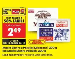 Biedronka Masło Ekstra Polmlek, 200 g oferta