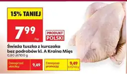 Biedronka Świeża tuszka z kurczaka bez podrobów kl . A Kraina Mies oferta