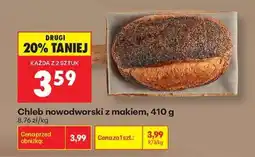 Biedronka Chleb nowodworski z makiem, 410 g oferta