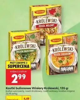 Biedronka Kostki bulionowe Winiary Królewski, 135 g oferta