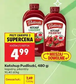 Biedronka Ketchup Pudliszki, 480 g oferta
