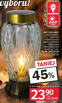 Selgros Znicz Solarny oferta