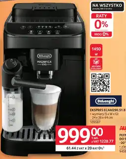 Selgros DeLonghi Ekspres Ecam290.51 B oferta