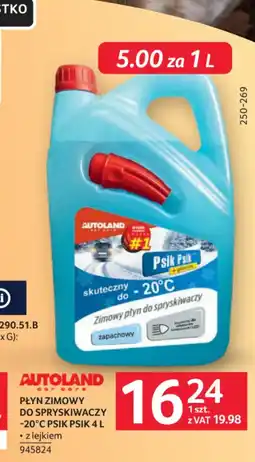 Selgros Płyn Zimowy do Spryskiwaczy Psik Psik oferta