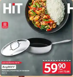 Selgros Patelnia z pokrywą moon berghoff oferta