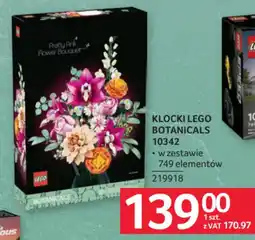 Selgros Klocki LEGO Botanicals Pretty Pink Flower Bouquet oferta