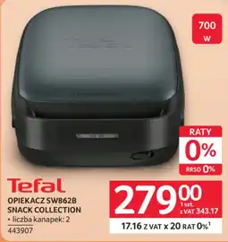 Selgros Tefal OPIEKACZ SW862B SNACK COLLECTION oferta