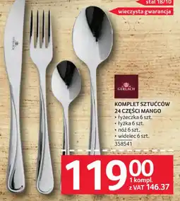 Selgros Komplet Sztućców Mango Gerlach oferta