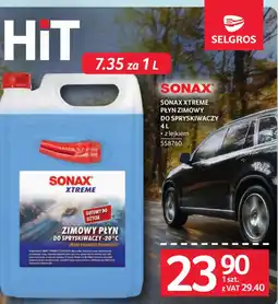Selgros SONAX XTREME PŁYN ZIMOWY DO SPRYSKIWACZY oferta