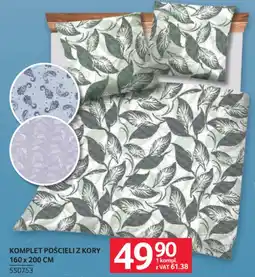 Selgros Komplet Pościeli z Kory oferta