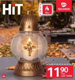 Selgros Znicz Krzyż 115 G oferta