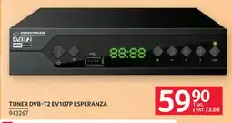 Selgros Tuner DVB-T2 EV107P Esperanza oferta