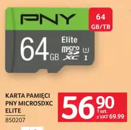 Selgros Karta pamięci PNY microSDXC Elite oferta