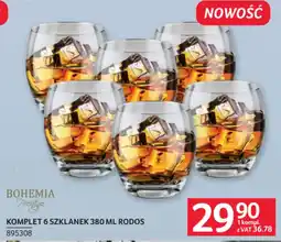 Selgros Bohemia Prestige Komplet 6 Szklanek Rodos oferta