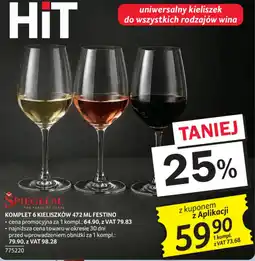 Selgros Kieliszki Festino oferta