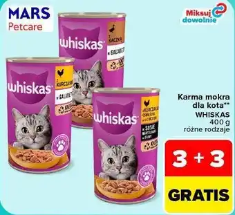 Karma mokra dla kota WHISKAS 400 g różne rodzaje