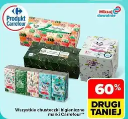 Carrefour Market Wszystkie chusteczki higieniczne marki Carrefour oferta