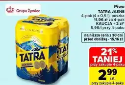 Carrefour Piwo Tatra Jasne oferta