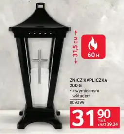 Selgros Znicz Kapliczka 200 G oferta