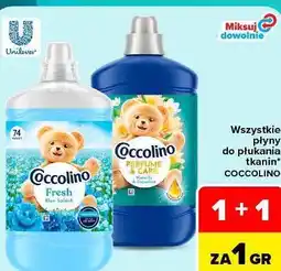 Carrefour Wszystkie płyny do płukania tkanin Coccolino oferta