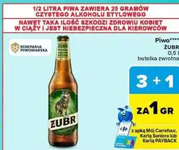 Carrefour Market Piwo Żubr oferta