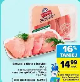 Carrefour Sznycel z fileta z indyka Indykpol Samo Dobro oferta
