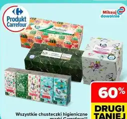 Carrefour Wszystkie chusteczki higieniczne marki Carrefour oferta