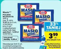 Carrefour Market Masło Polskie Mlekovita oferta