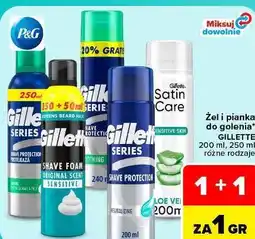 Carrefour Żel i pianka do golenia Gillette 200 ml, 250 ml oferta