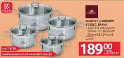 Selgros Komplet garnków Brava Gerlach oferta
